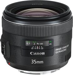 Canon EF 35mm f/2 IS USM price and information | Fotoaparaatide objektiivid | hansapost.ee