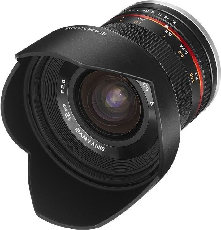 Samyang 12mm f/2.0 NCS CS objektiiv Sonyle hind ja info | Fotoaparaatide objektiivid | hansapost.ee