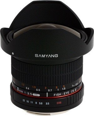 Objektyvas Samyang 8mm f/3.5 UMC Fish-Eye CS II (Nikon) hind ja info | Fotoaparaatide objektiivid | hansapost.ee