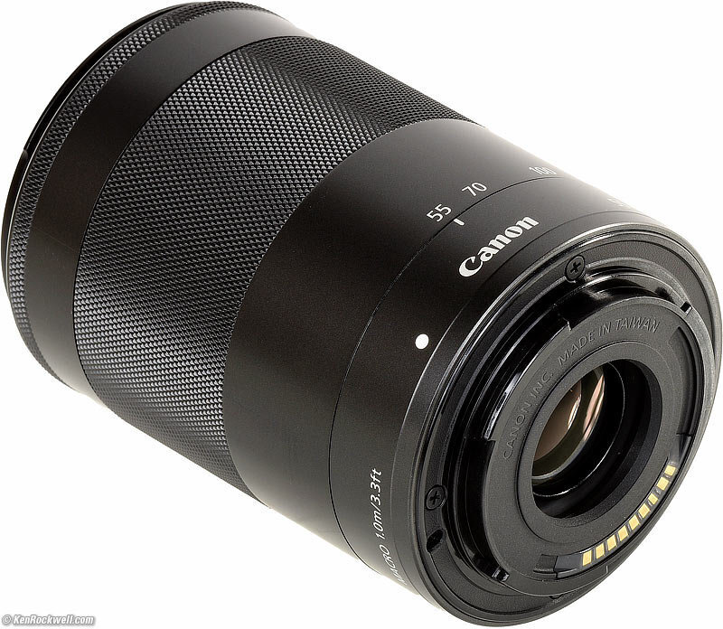 Objektiiv Canon EF-M 55-200mm f/4.5-6.3 IS STM, Must цена и информация | Fotoaparaatide objektiivid | hansapost.ee