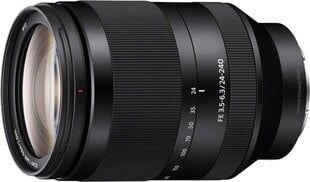 Objektiiv Sony FE 24-240mm f/3.5-6.3 OSS, Must hind ja info | Fotoaparaatide objektiivid | hansapost.ee