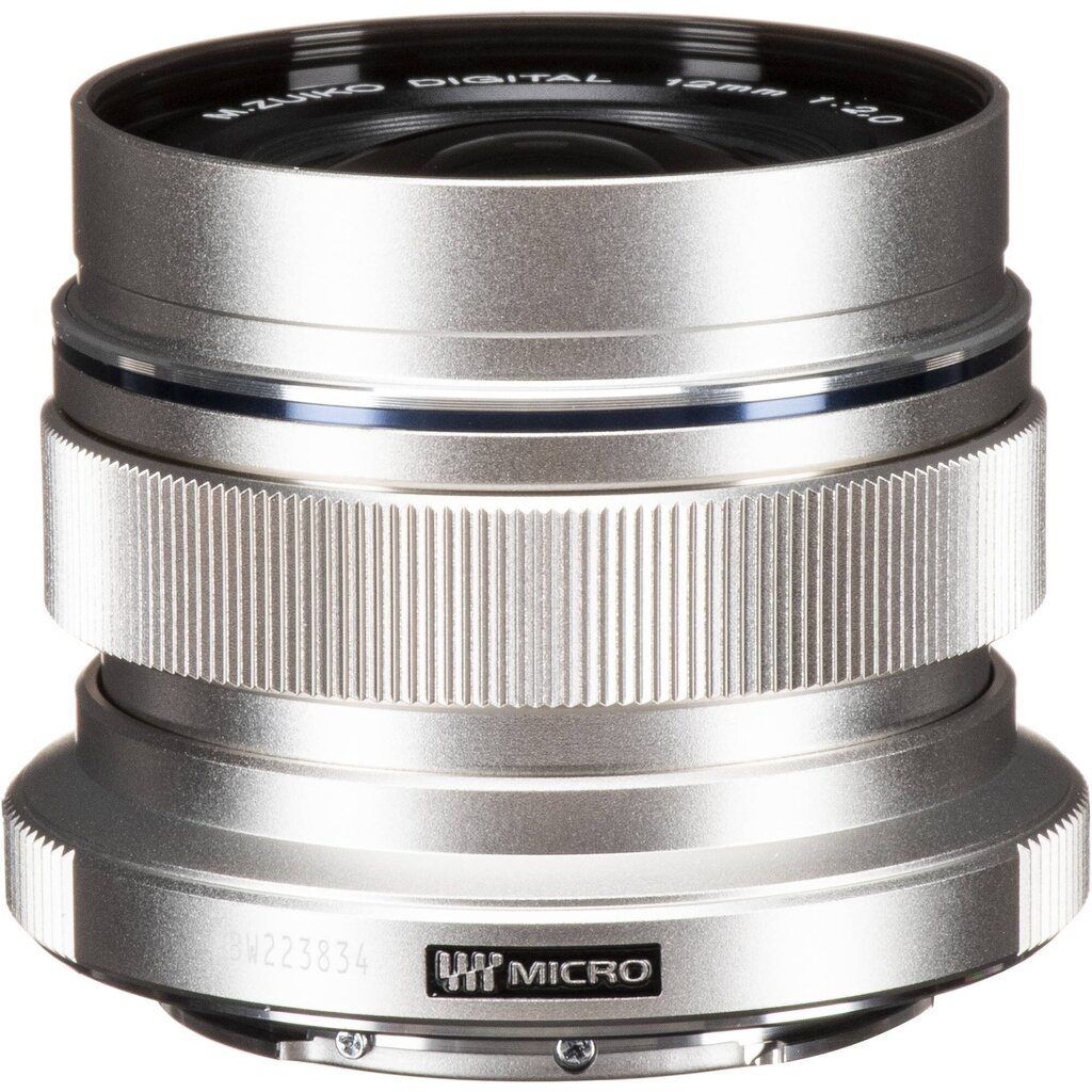 Olympus M.ZUIKO DIGITAL ED 12mm F2 (Silver) цена и информация | Fotoaparaatide objektiivid | hansapost.ee