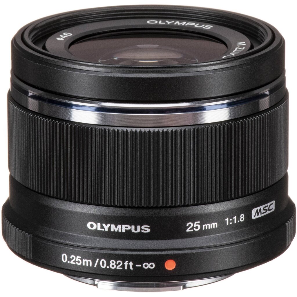 Olympus M.ZUIKO DIGITAL 25mm F1.8 (Black) цена и информация | Fotoaparaatide objektiivid | hansapost.ee