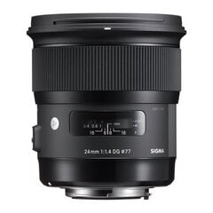 Sigma 24mm f/1.4 DG HSM Art Canon hind ja info | Sigma Mobiiltelefonid, fotokaamerad, nutiseadmed | hansapost.ee