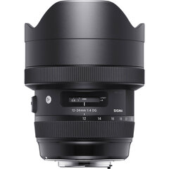 Sigma 12-24mm f/4.0 DG HSM Art lens for Nikon hind ja info | Fotoaparaatide objektiivid | hansapost.ee