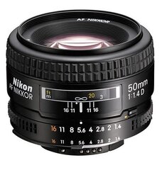 Objektiiv Nikon AF Nikkor 50mm f/1.4D hind ja info | Fotoaparaatide objektiivid | hansapost.ee