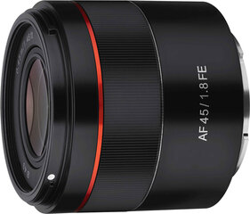 Samyang AF 45mm f/1.8 FE lens for Sony цена и информация | Samyang Мобильные телефоны, Фото и Видео | hansapost.ee