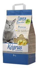 KĖGRUS бионаполнитель для кошачьих туалетов, 3 кг цена и информация | Kėgrus Для котов | hansapost.ee