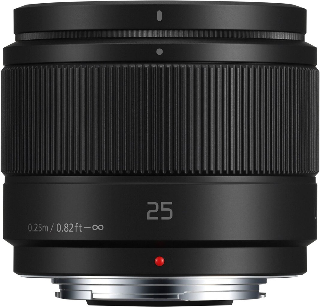 Panasonic LUMIX G 25mm f/1.7 Asph. (H-H025E-K) Black hind ja info | Fotoaparaatide objektiivid | hansapost.ee