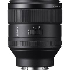 Sony FE 85mm F1.4 GM (Black) | (SEL85F14GM) hind ja info | Fotoaparaatide objektiivid | hansapost.ee