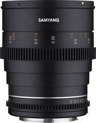 SAMYANG 24 мм T1.5 VDSLR MK2 Canon RF цена и информация | Объективы | hansapost.ee