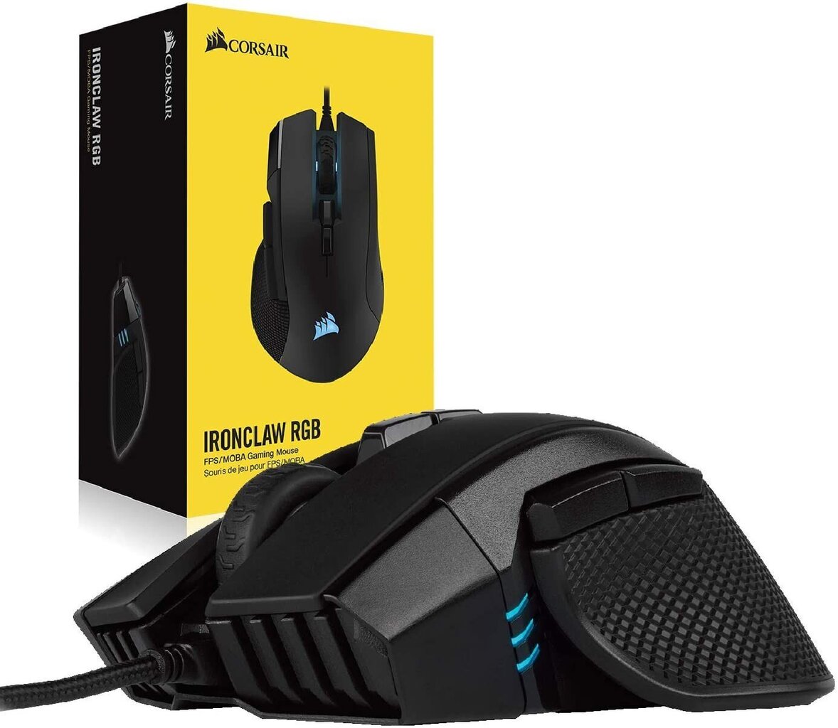 Corsair Ironclaw RGB, must цена и информация | Arvutihiired | hansapost.ee