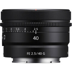 Sony FE 40 мм F2.5 G (Black) | (SEL40F25G) цена и информация | Sony Мобильные телефоны, Фото и Видео | hansapost.ee