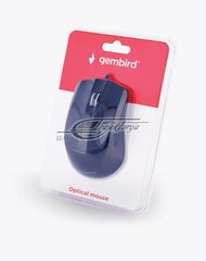Gembird MUS-4B-01, черный цена и информация | Компьютерные мыши | hansapost.ee