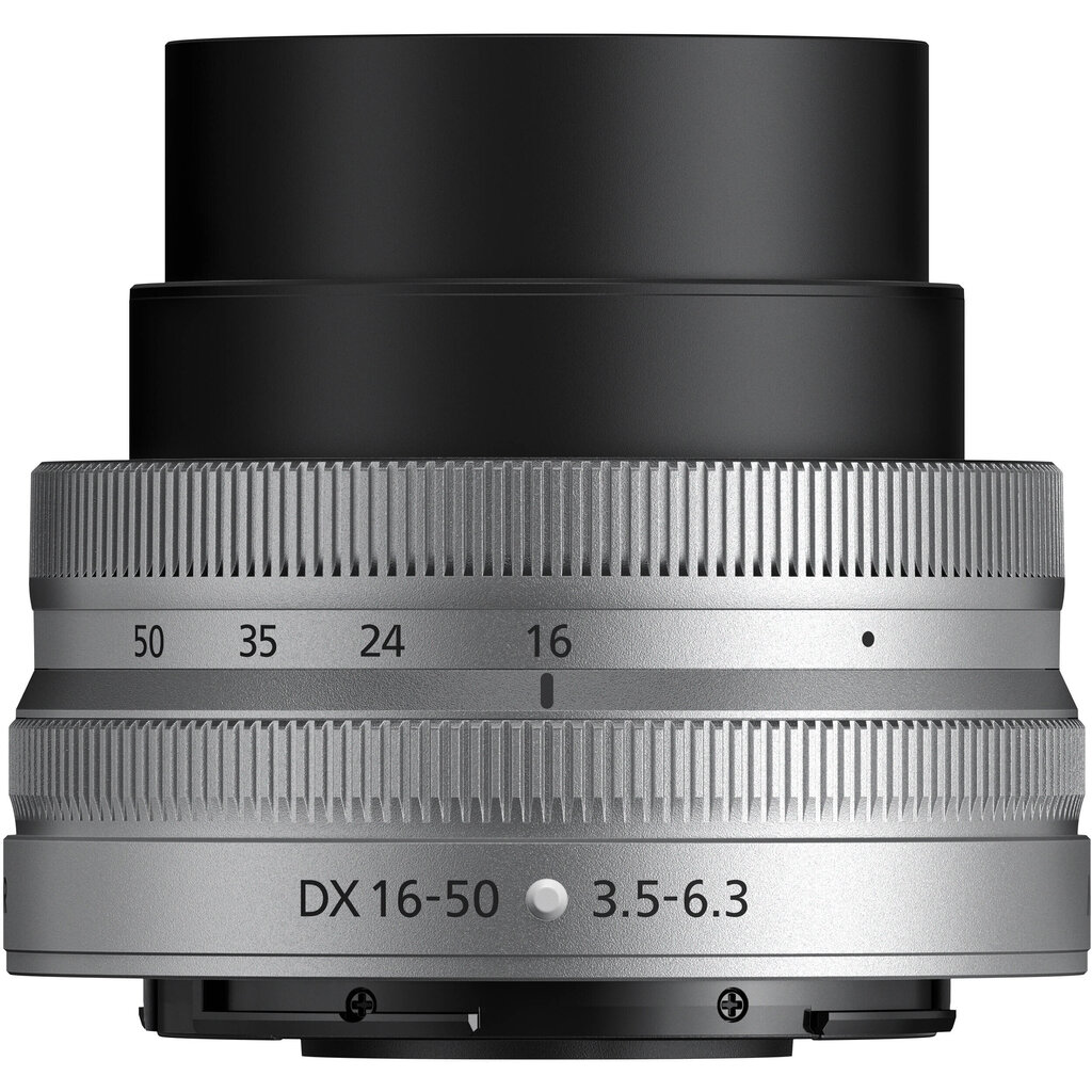 Nikon NIKKOR Z DX 16-50mm f/3.5-6.3 VR (Silver) - White box цена и информация | Fotoaparaatide objektiivid | hansapost.ee
