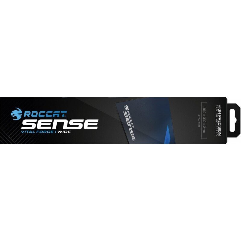 Roccat Sense Vital Wide (ROC-13-126), must hind ja info | Arvutihiired | hansapost.ee