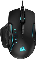 Мышь Corsair Glaive RGB Pro, черная цена и информация | Мыши | hansapost.ee