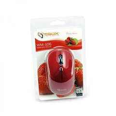 Sbox Wireless Optical Mouse WM-106 red цена и информация | Sbox Компьютерная техника | hansapost.ee