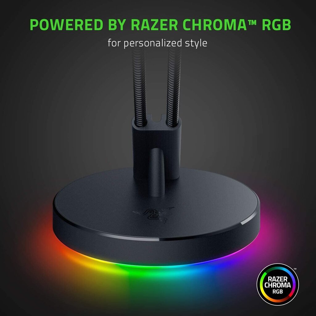 Hiirekaabli hoidik, Razer Mouse Bungee V3 Chroma, must hind ja info | Arvutihiired | hansapost.ee