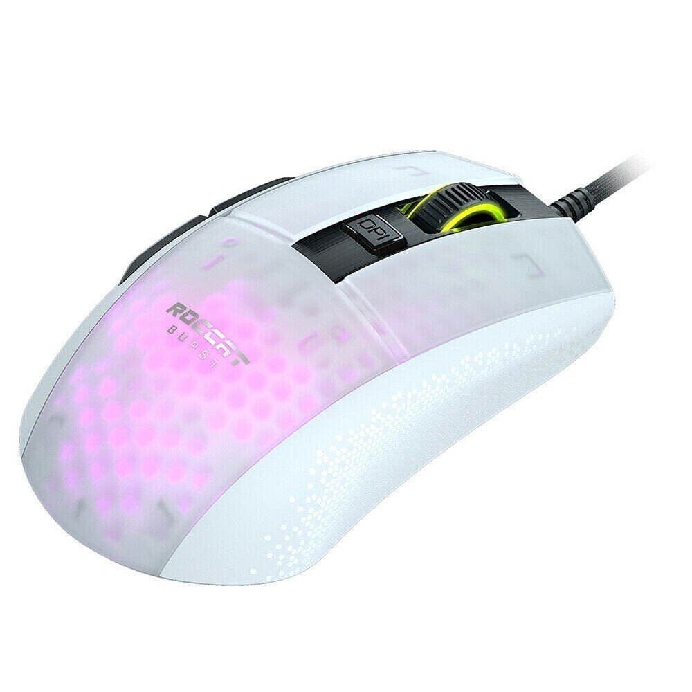 Hiir Roccat Burst Pro, valge hind ja info | Arvutihiired | hansapost.ee