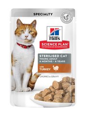 Konserv kassidele Hill's Science Plan Sterilised Cat Young kalkunilihaga, 85g price and information | Canned food for cats | hansapost.ee