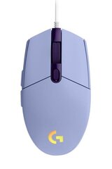 Logitech G203, фиолетовый цена и информация | Мыши | hansapost.ee