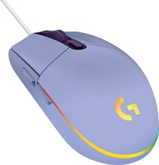 Logitech G203, фиолетовый цена и информация | Компьютерные мыши | hansapost.ee