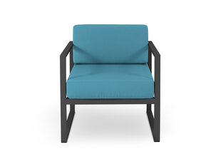 Уличное кресло Calme Jardin Nicea, синее/темно-серое цена и информация | Садовые стулья, кресла, пуфы | hansapost.ee