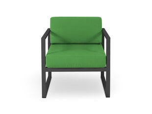 Уличное кресло Calme Jardin Nicea, зеленое/темно-серое цена и информация | Садовые стулья, кресла, пуфы | hansapost.ee