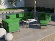 Aiatool Calme Jardin Cannes, roheline/helehall hind ja info | Aiatoolid, rõdutoolid | hansapost.ee