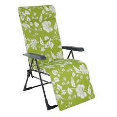 Складной стул-шезлонг Patio Bilbao Plus A088-12PB, зеленый цена и информация | Садовые стулья, кресла, пуфы | hansapost.ee