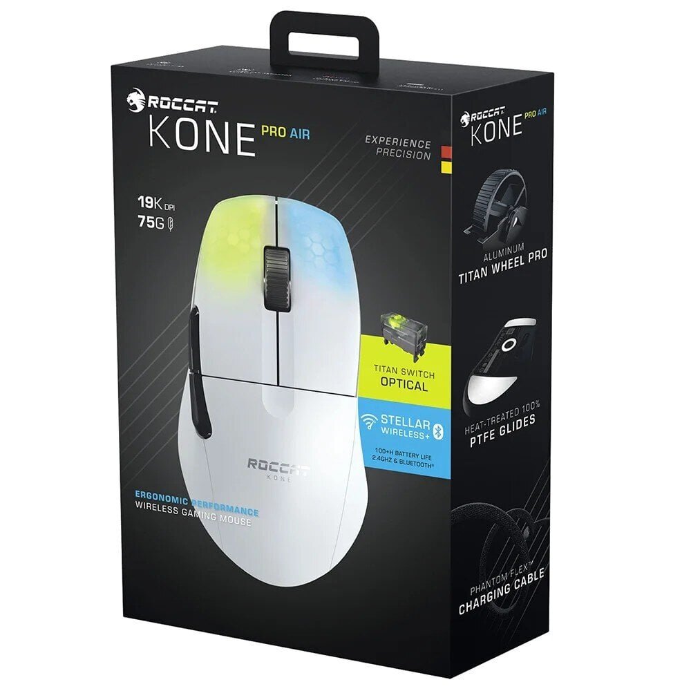 Hiir Roccat Kone Pro Air, valge hind ja info | Arvutihiired | hansapost.ee