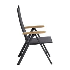 Складной стул Kettler Cirrus, серый цена и информация | Садовые стулья, кресла, пуфы | hansapost.ee