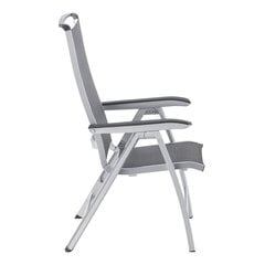 Складное кресло Kettler Forma II, серый/серебристый цвет цена и информация | Садовые стулья, кресла, пуфы | hansapost.ee