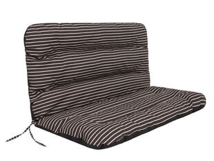 Подушка для качелей Hobbygarden Ania 120см, коричневая/белая цена и информация | Hobbygarden Мебель и домашний интерьер | hansapost.ee