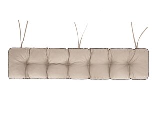 Подушка на скамейку Etna Oxford 180x40 см, бежевая цена и информация | Подушки, наволочки, чехлы | hansapost.ee