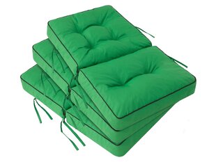 Набор из 3 подушек для качелей Hobbygarden Venus 180 см, зеленый цена и информация | Подушки, наволочки, чехлы | hansapost.ee