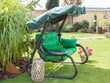 3 padja komplekt kiigele Hobbygarden Venus 180 cm, roheline цена и информация | Toolipadjad ja toolikatted | hansapost.ee
