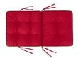 3 padja komplekt kiigele Hobbygarden Venus 180 cm, punane цена и информация | Toolipadjad ja toolikatted | hansapost.ee