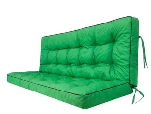 Подушка для качелей HobbyGarden Pola 120 см, зеленая цена и информация | Подушки, наволочки, чехлы | hansapost.ee