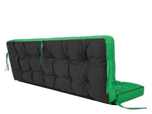 Подушка для качелей HobbyGarden Pola 120 см, зеленая цена и информация | Подушки, наволочки, чехлы | hansapost.ee