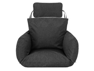 Подушка для подвесного, раскачиваемого кресла Hobbygarden Barry Ekolen, черная цена и информация | Подушки, наволочки, чехлы | hansapost.ee