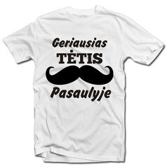 T-särk “Geriausias tėtis pasaulyje” цена и информация | Оригинальные футболки | hansapost.ee