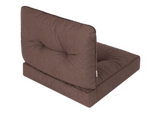 Patjade komplekt toolile Emma Tech 60 cm, pruun hind ja info | Toolipadjad ja toolikatted | hansapost.ee