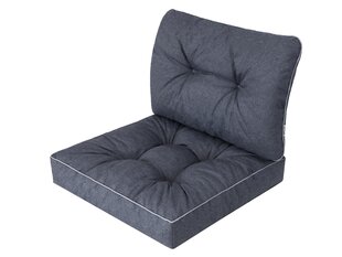 Комплект подушек на стул Emma Tech 60 см, синий цена и информация | Подушки, наволочки, чехлы | hansapost.ee