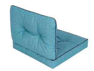 Комплект подушек на стул Emma Tech 60 см, светло-синий цена и информация | Подушки, наволочки, чехлы | hansapost.ee