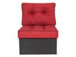 Patjade komplekt toolile Emma Tech 70 cm, punane hind ja info | Toolipadjad ja toolikatted | hansapost.ee
