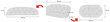 Padi diivanile Hobbygarden Amanda Prestige 100x50 cm, tumehall hind ja info | Toolipadjad ja toolikatted | hansapost.ee