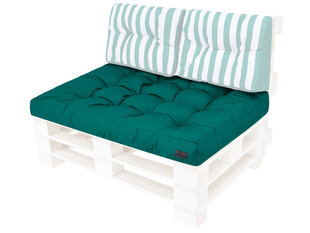 Istumisosa padi euroalusele Hobbygarden Leo 120x80cm, roheline hind ja info | Toolipadjad ja toolikatted | hansapost.ee
