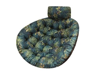 Подушка для подвесного кресла-качалки Hobbygarden Moon, синяя/зеленая цена и информация | Подушки, наволочки, чехлы | hansapost.ee